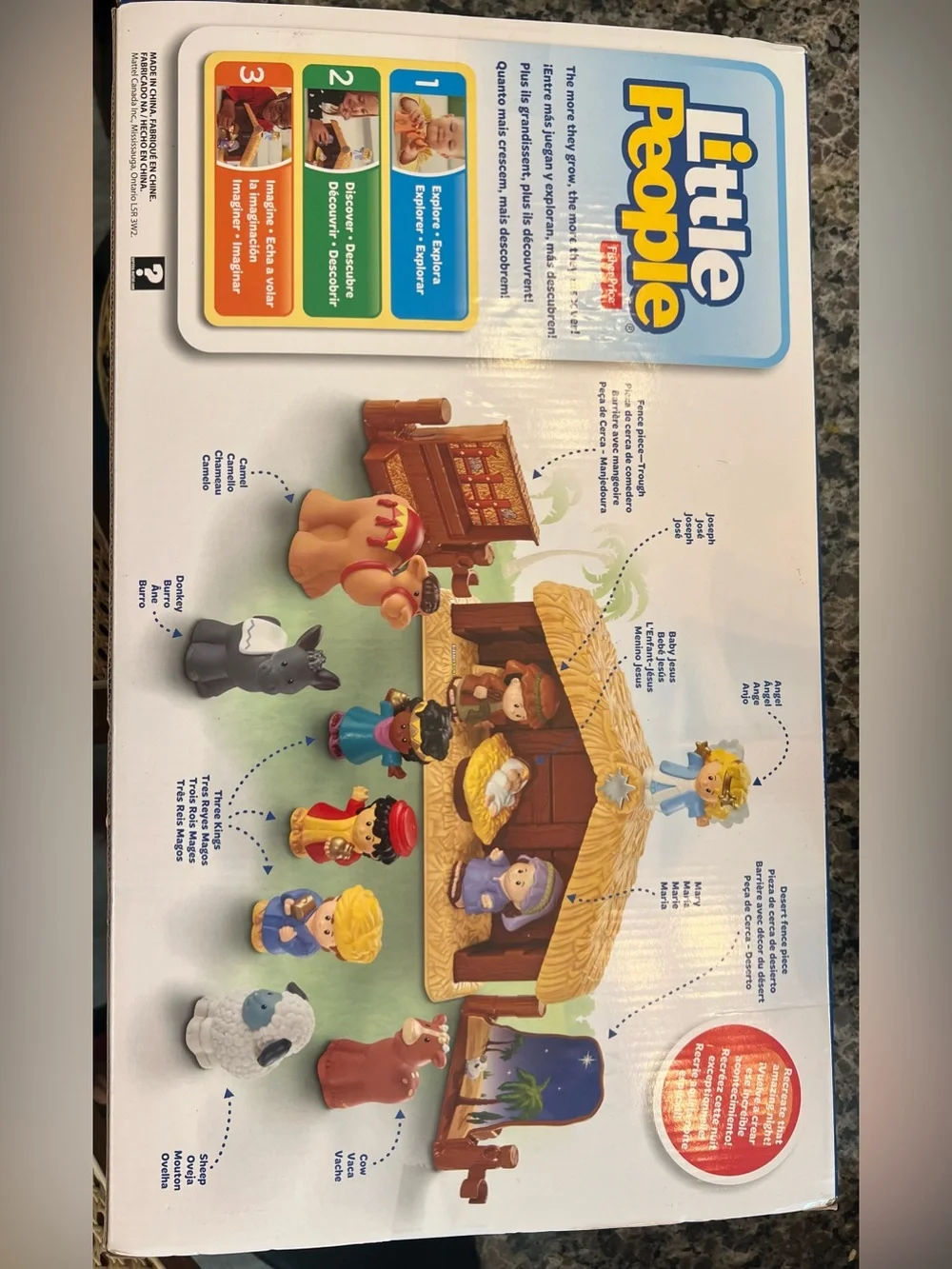 Little People NATIVITY Set - 11 figures + 3 props NEW 🎄✝️⛪️